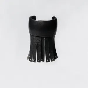 Christopher Augmon Amazon Natural Gold Studded Fringe Python Cuff