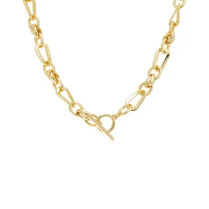 Chunky Multi Open Link Toggle Necklace