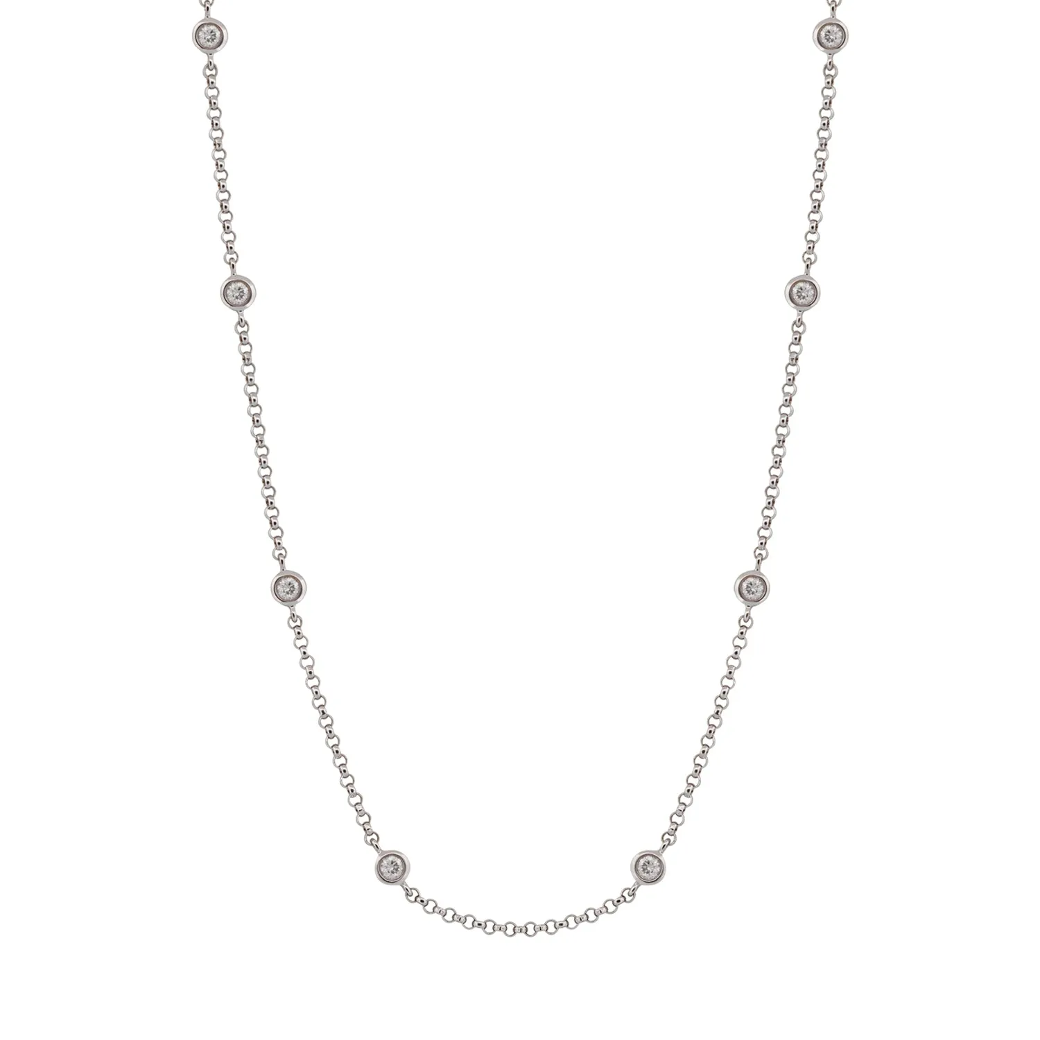 Classic Diamonds By The Yard Necklace