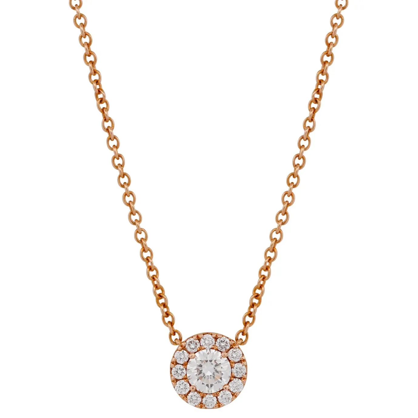 Classic Micropavé Diamond Pendant