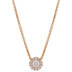 Classic Micropavé Diamond Pendant