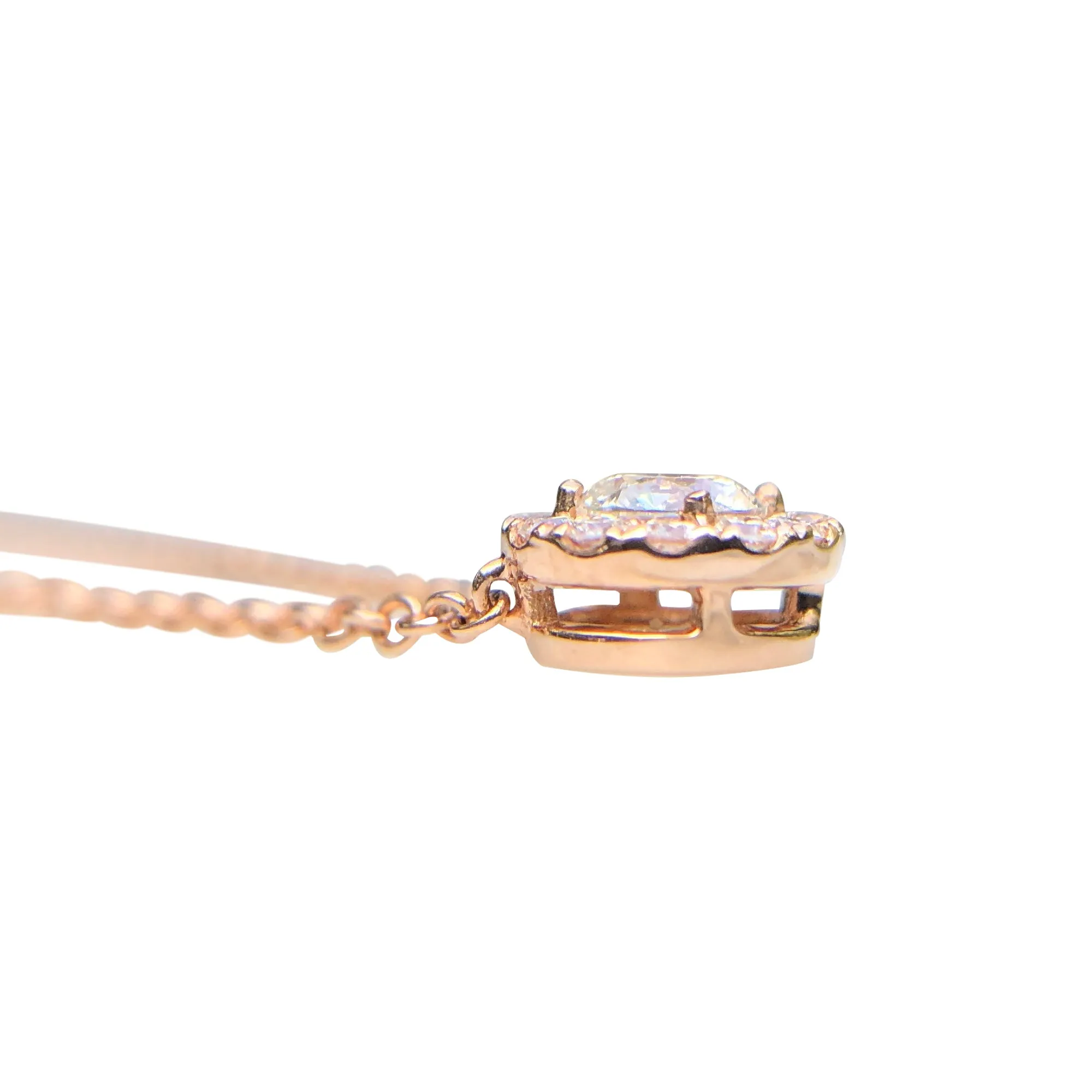 Classic Micropavé Diamond Pendant