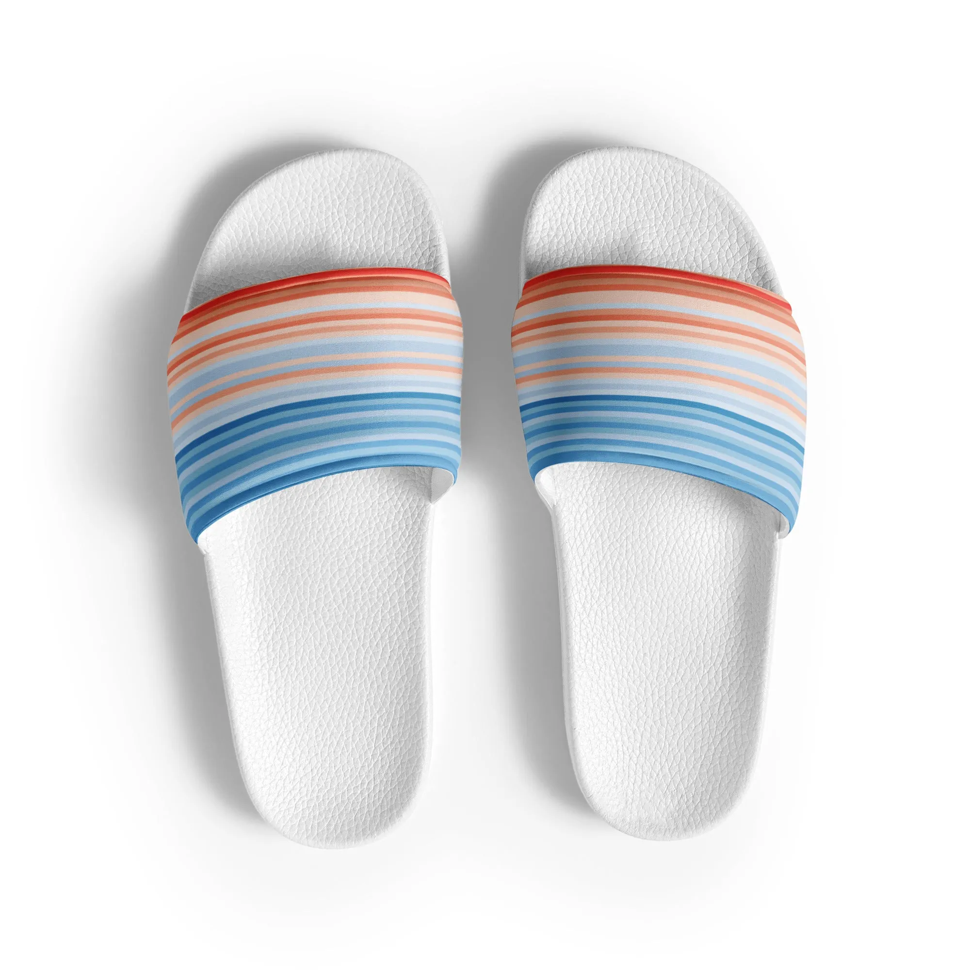 Climate Change Global Warming Stripes - Sustainably Made Men’s slides