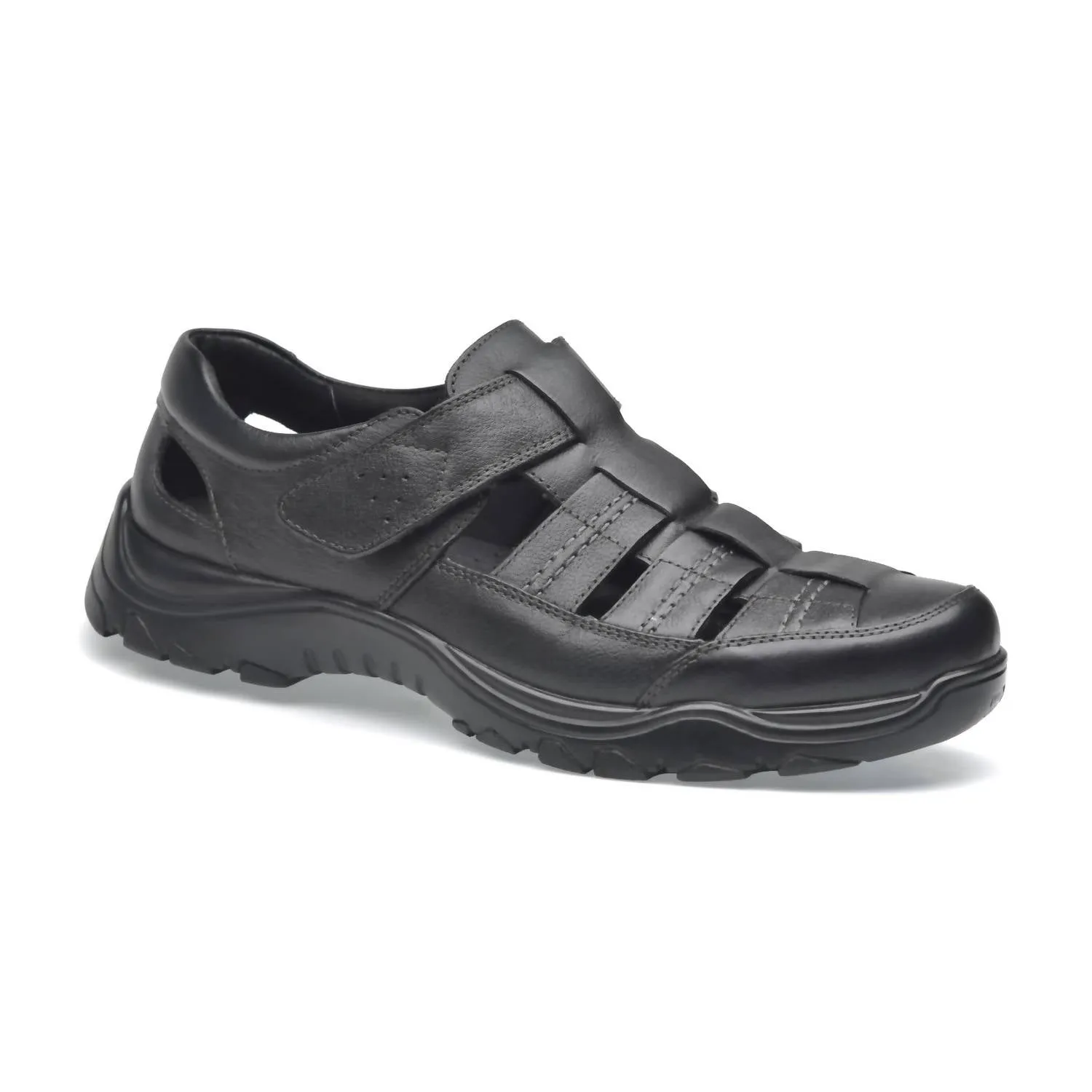 Closed Toe Leather Sandals