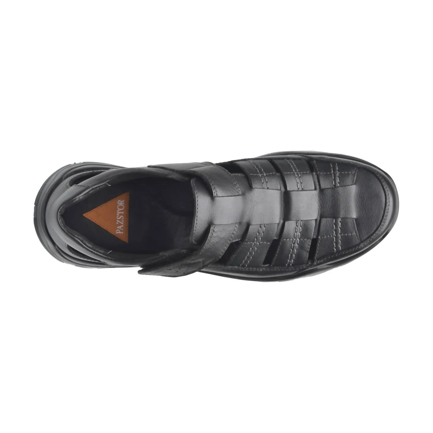 Closed Toe Leather Sandals