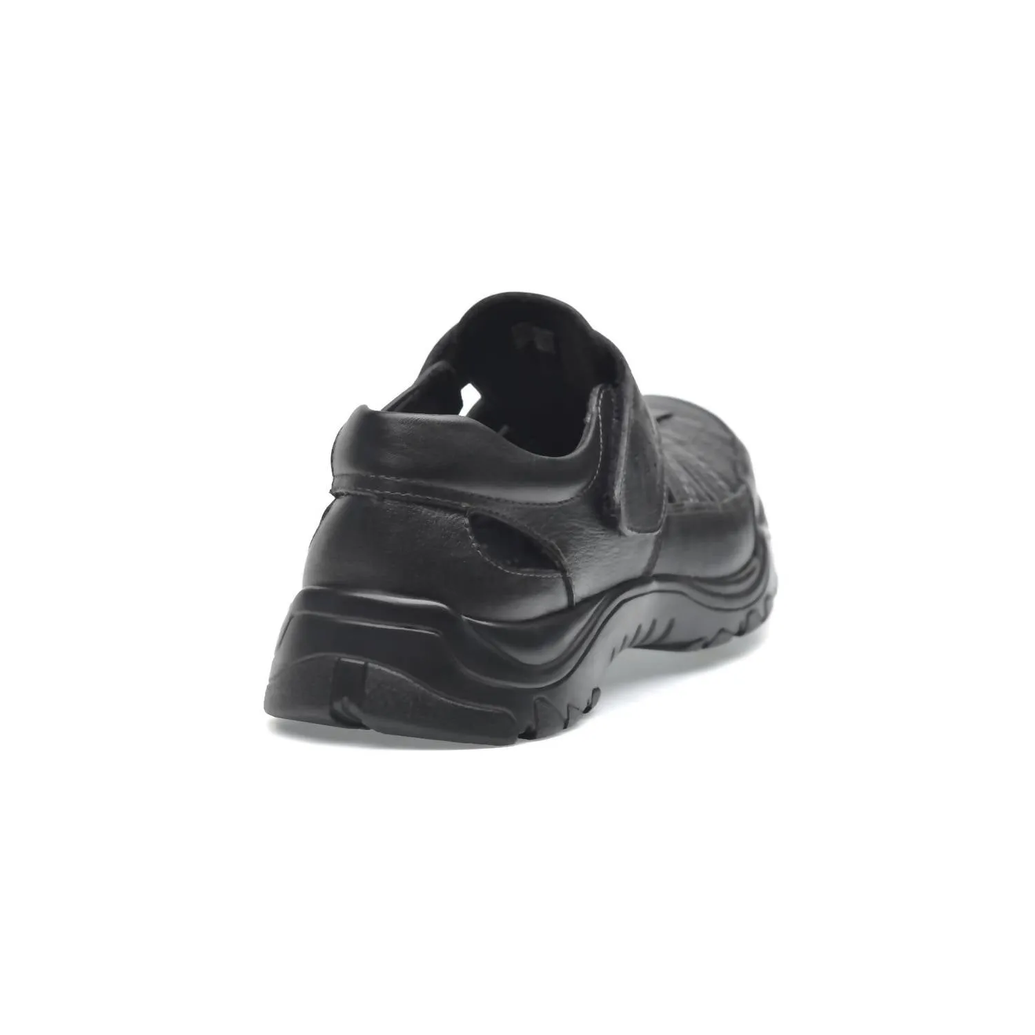 Closed Toe Leather Sandals