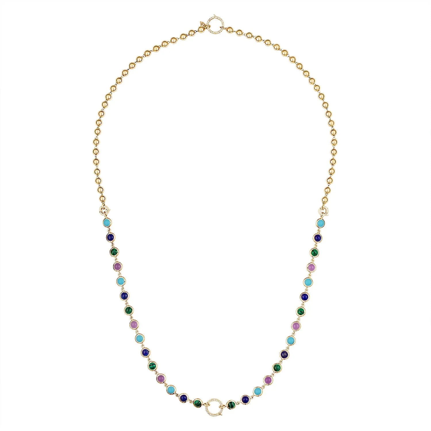 Closure transformer necklace