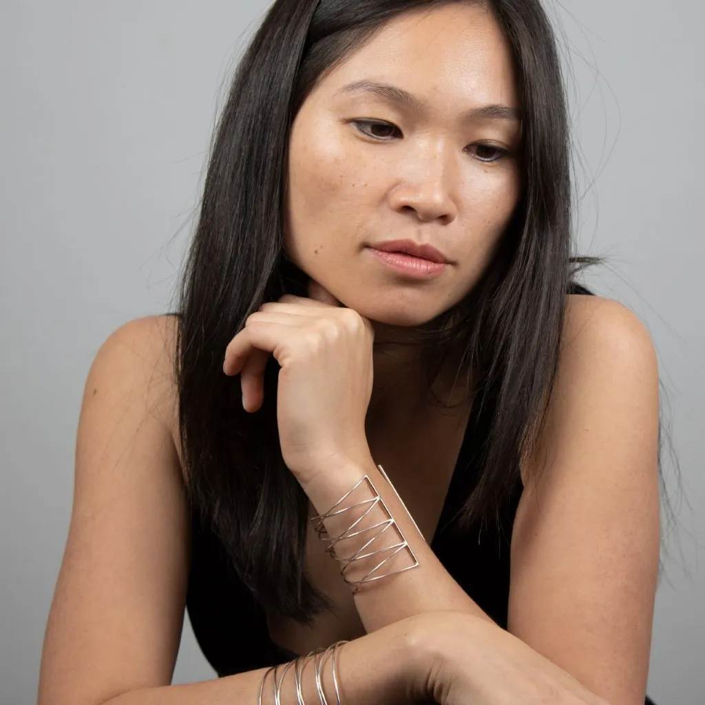 CONNECTION Cuff: sterling silver