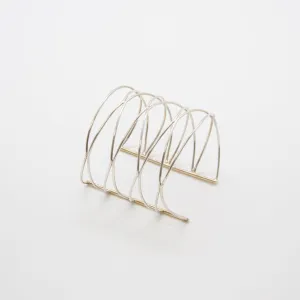 CONNECTION Cuff: Yellow gold and sterling silver