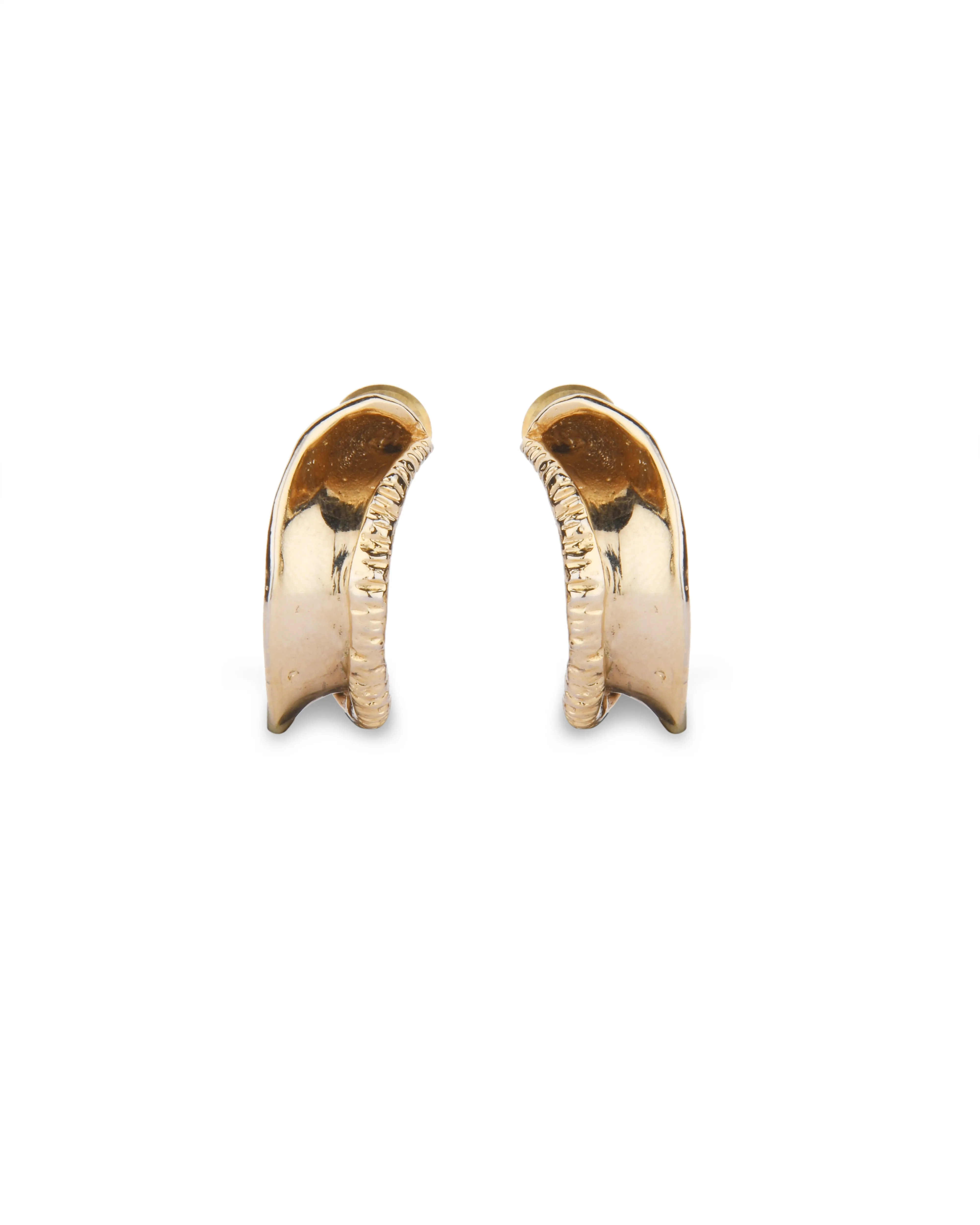 Coral Curve Hoops