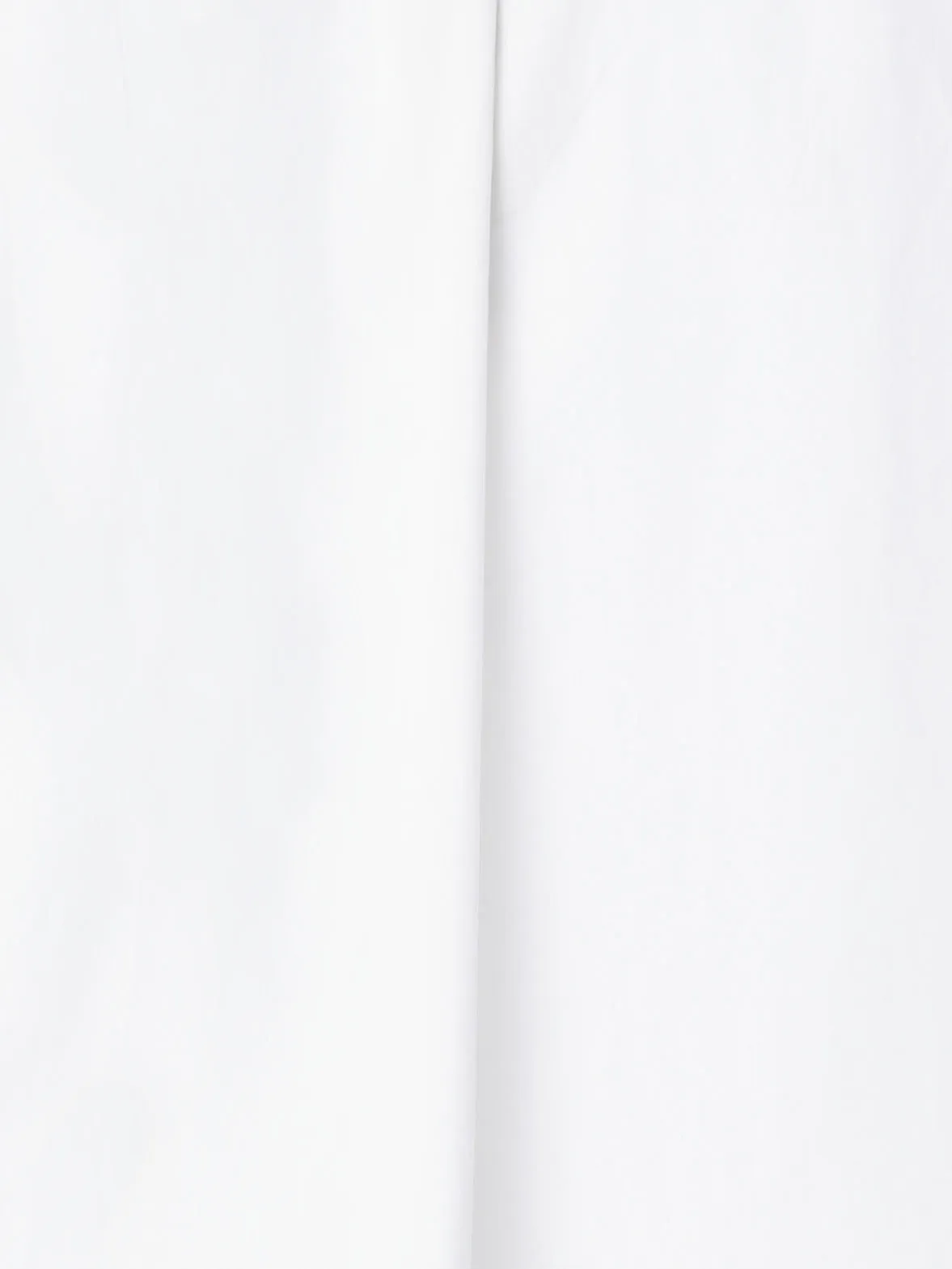 Cotton Poplin Ruffle Collar Blouse