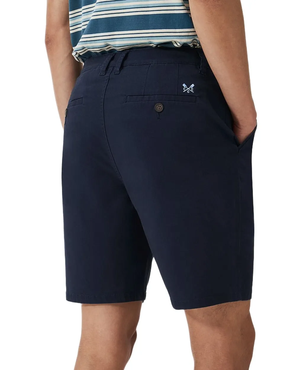 Crew Clothing Mens Bermuda Chino Stretch Shorts