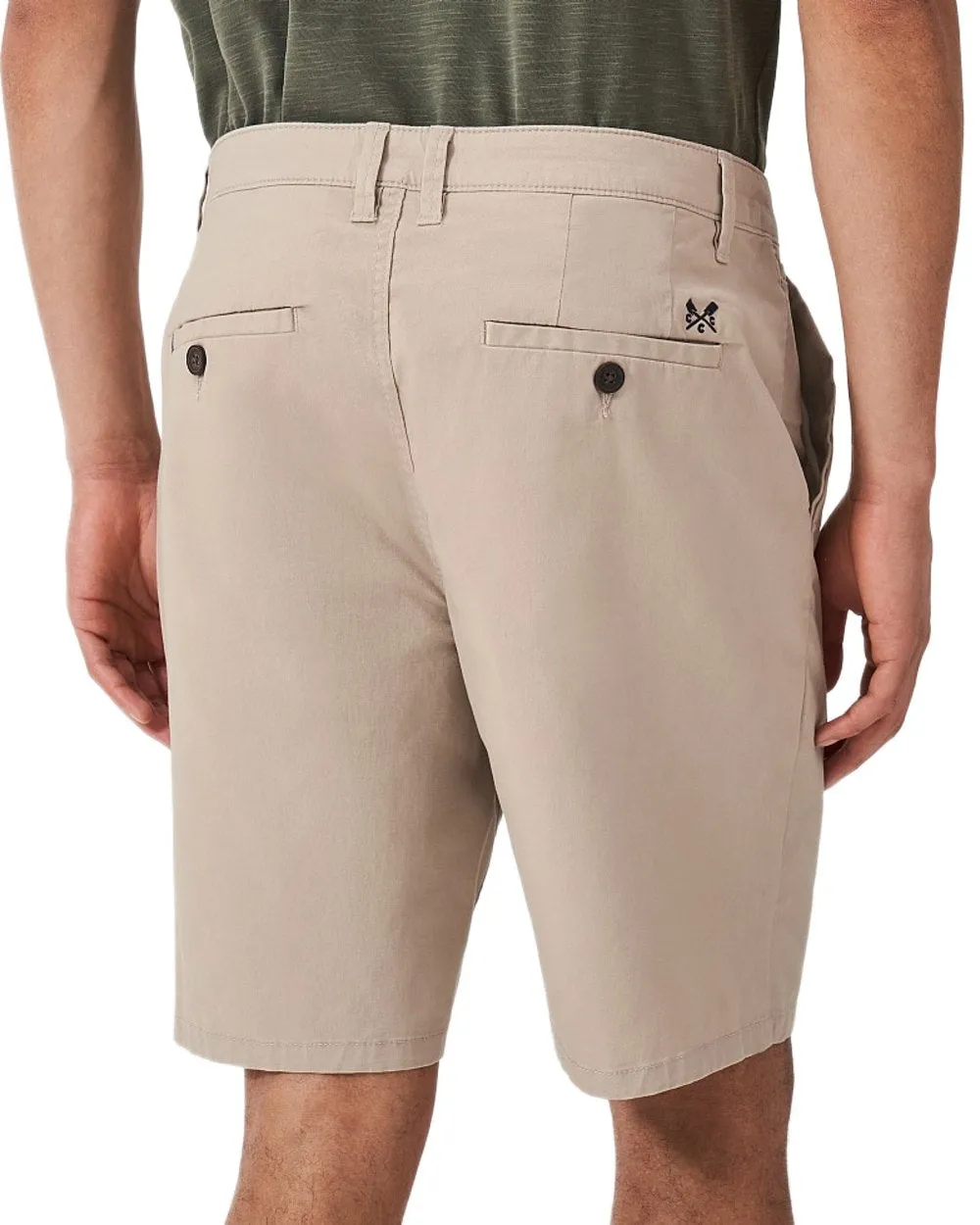 Crew Clothing Mens Bermuda Chino Stretch Shorts