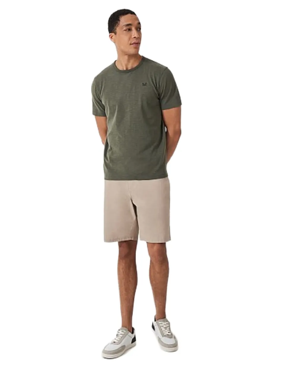Crew Clothing Mens Bermuda Chino Stretch Shorts
