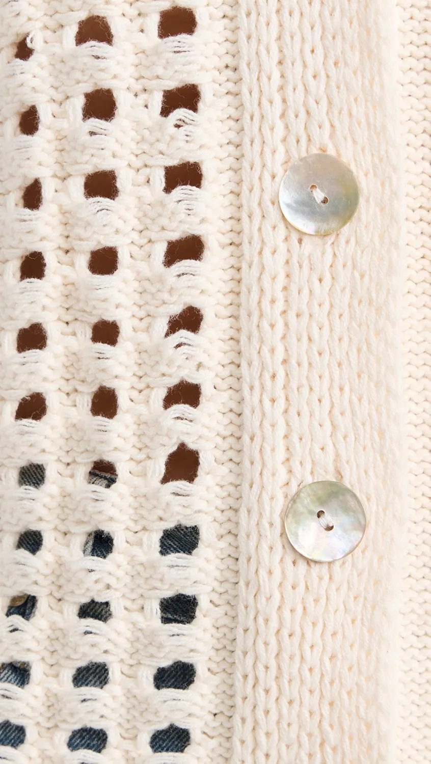 Crochet Button Shirt