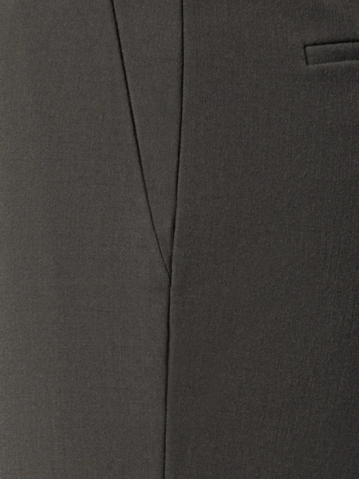 Cropped Tapered Lyocell Wool Stretch Pants