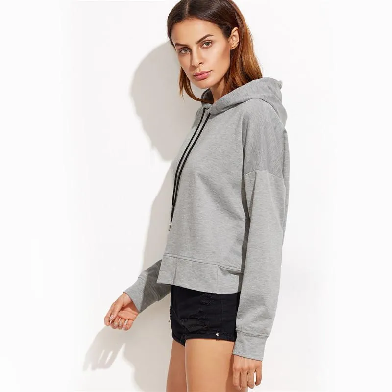 Cross Back Hooded Shirt