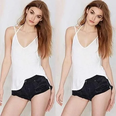 Crossed Strap Tank Top