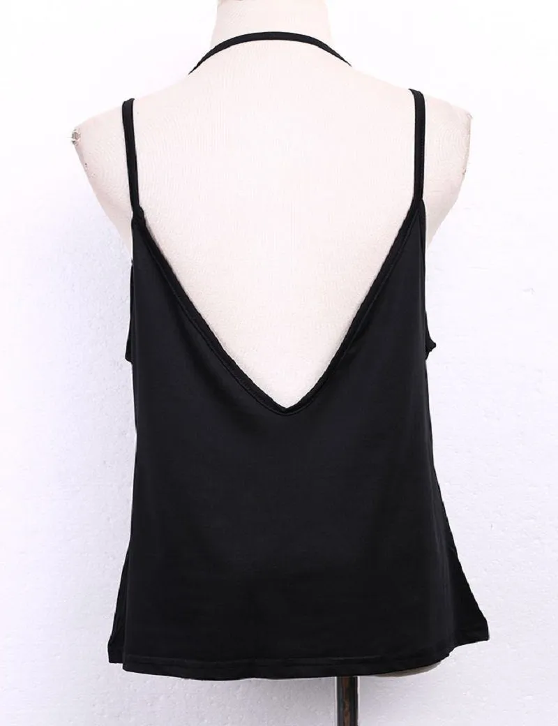 Crossed Strap Tank Top