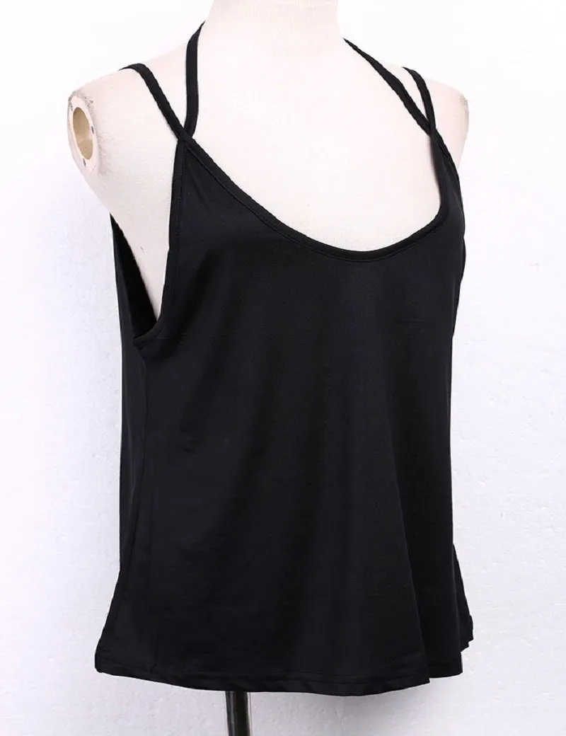 Crossed Strap Tank Top