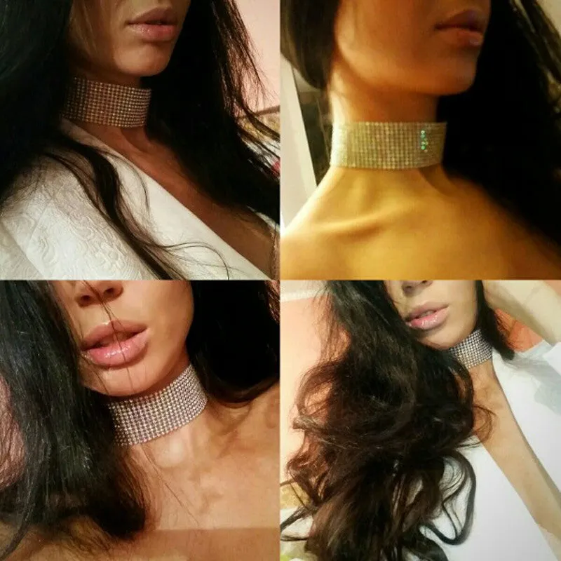 Crystal Bohemia Multicolour Choker Necklace