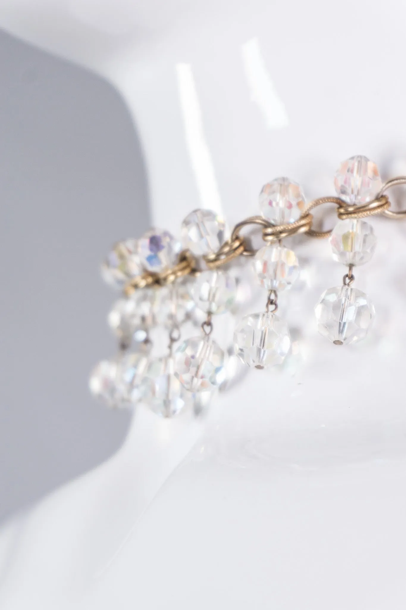 Crystal Fringe Choker