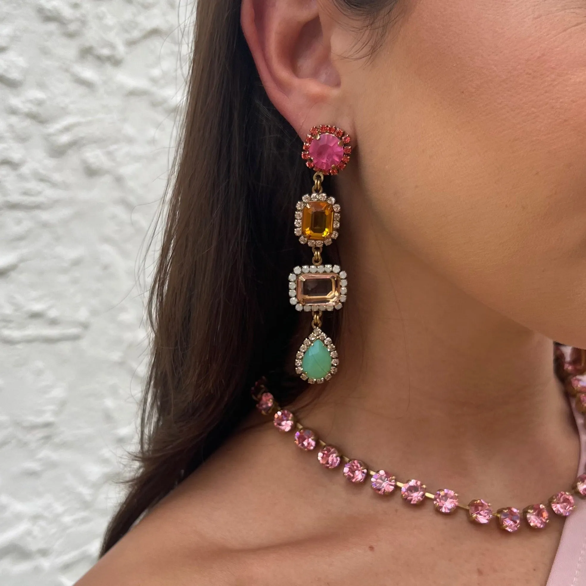 Crystal Slider Necklace