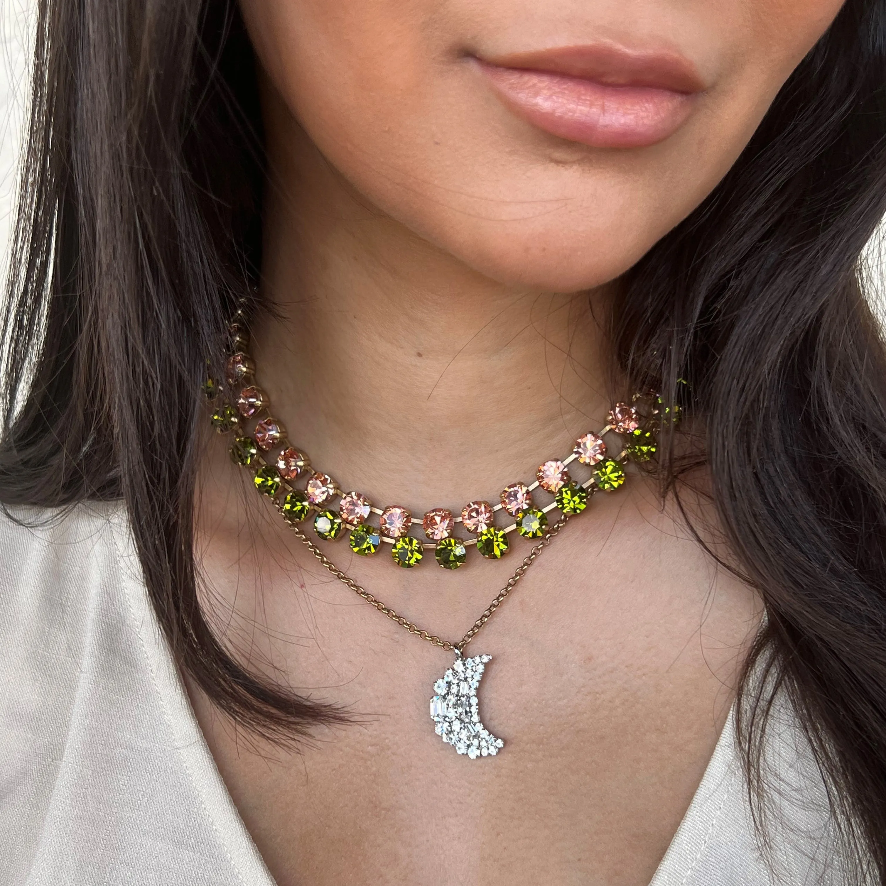 Crystal Slider Necklace