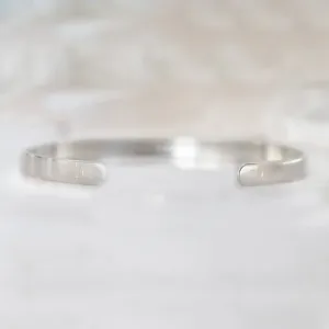 Custom Men's Cuff Bracelet | Sterling Silver