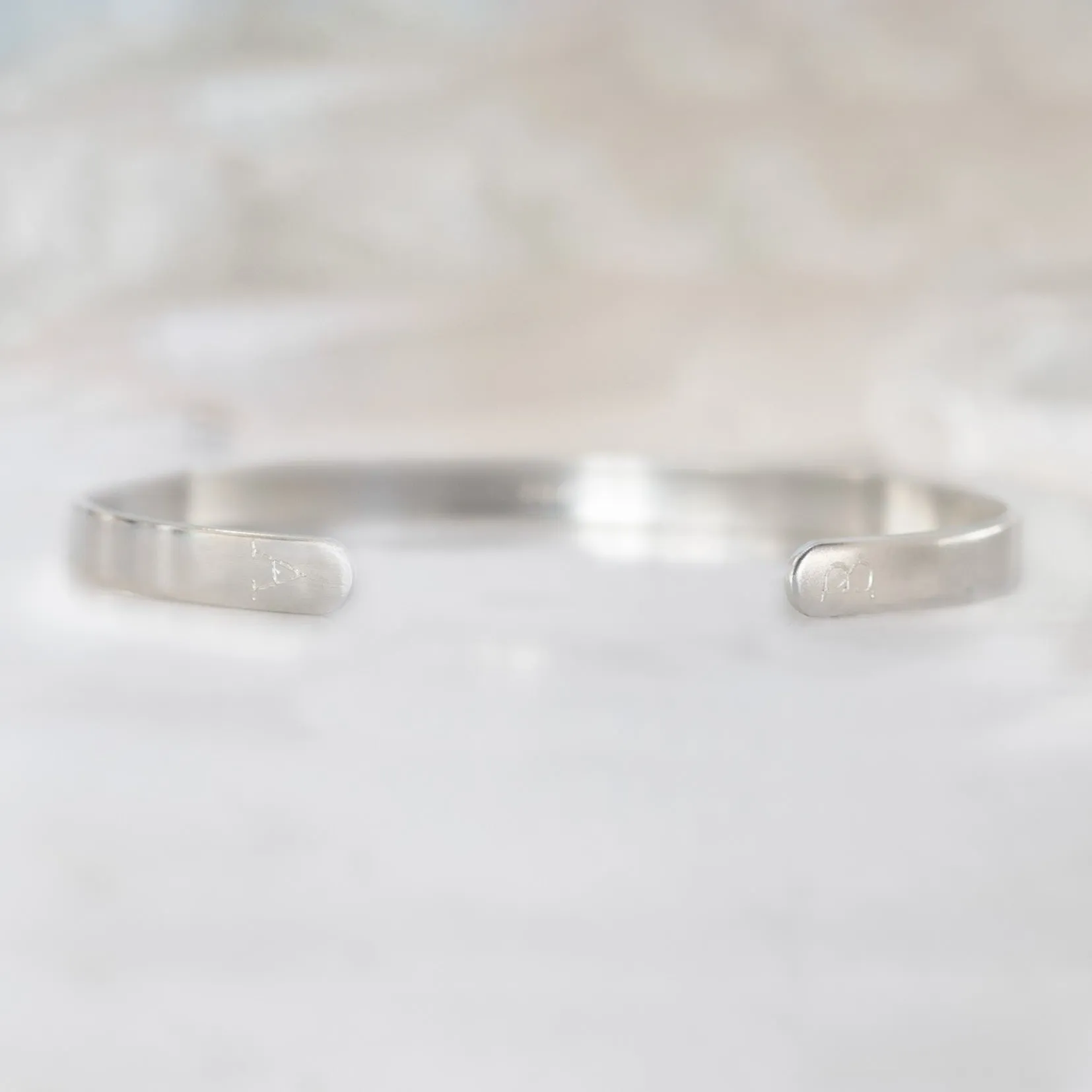 Custom Men's Cuff Bracelet | Sterling Silver