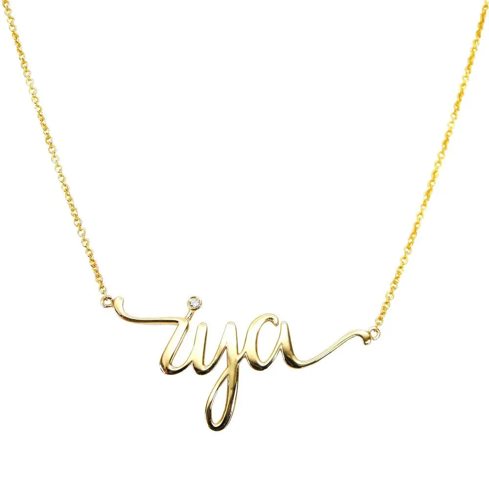 Custom Nameplate Necklace