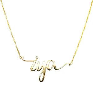 Custom Nameplate Necklace
