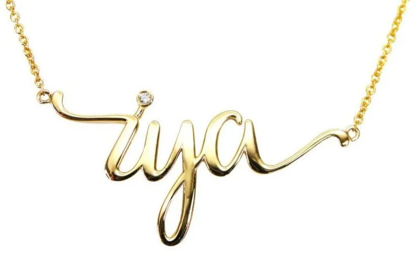 Custom Nameplate Necklace