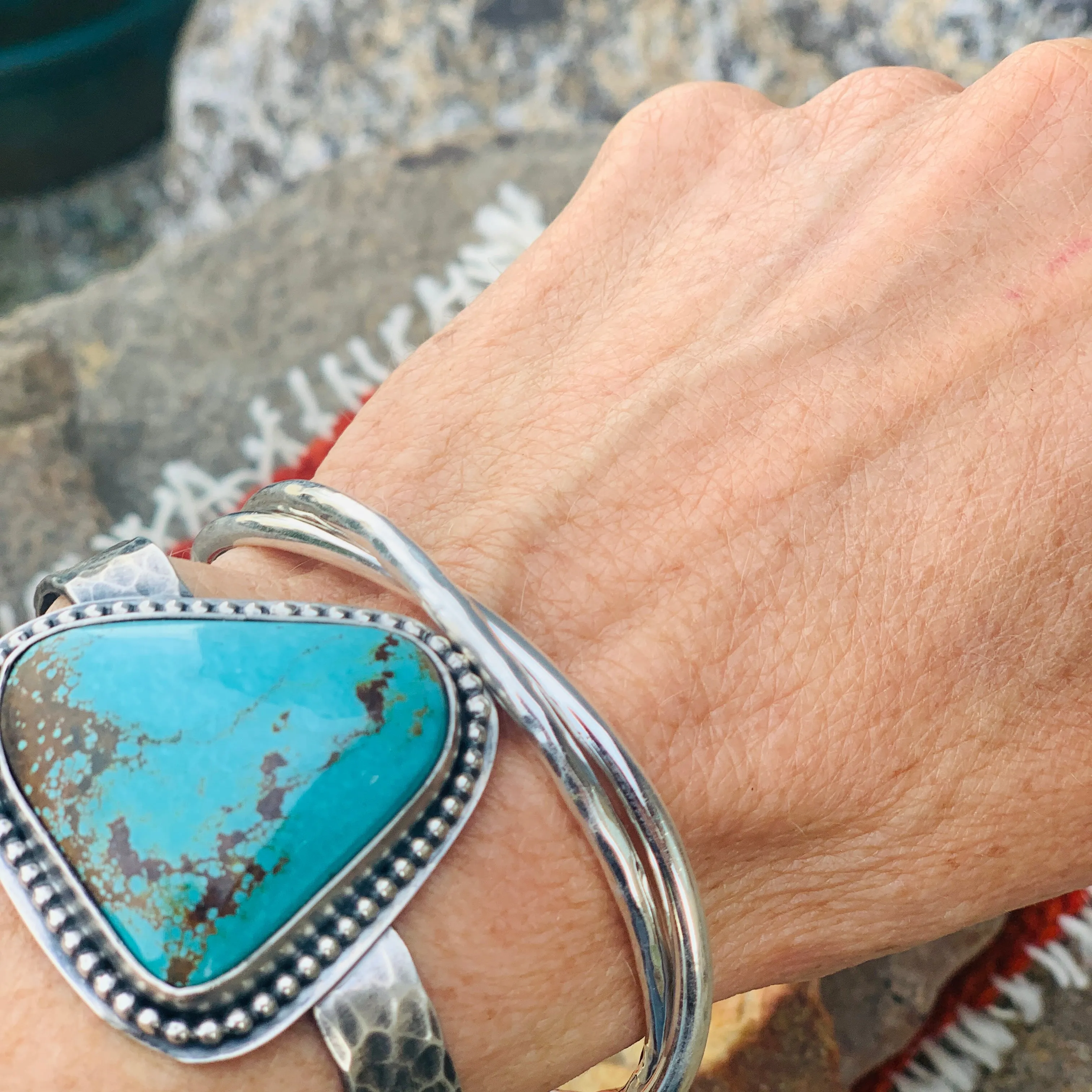 Custom Turquoise Bracelet-Cuff