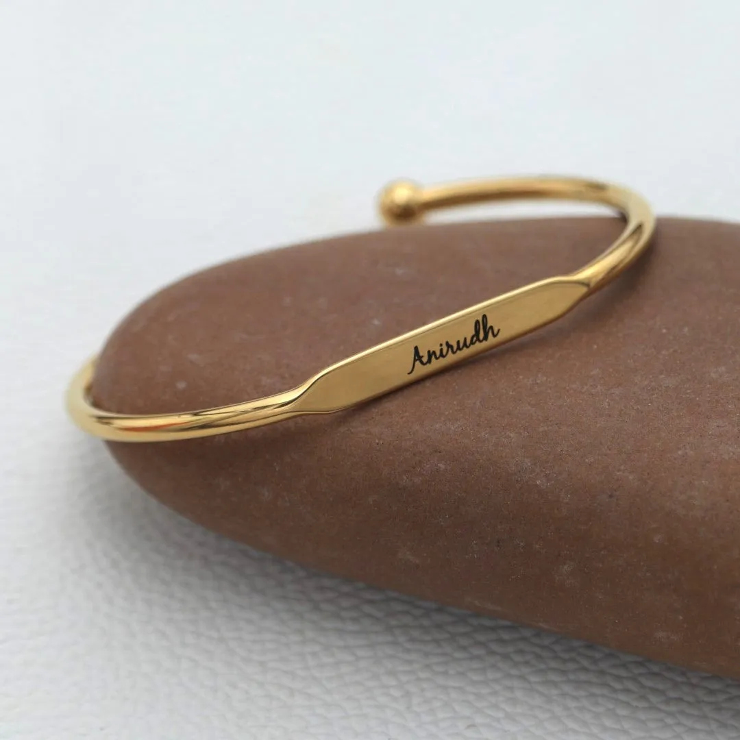 Customisable Stainless Steel Cuff Bracelets for Women
