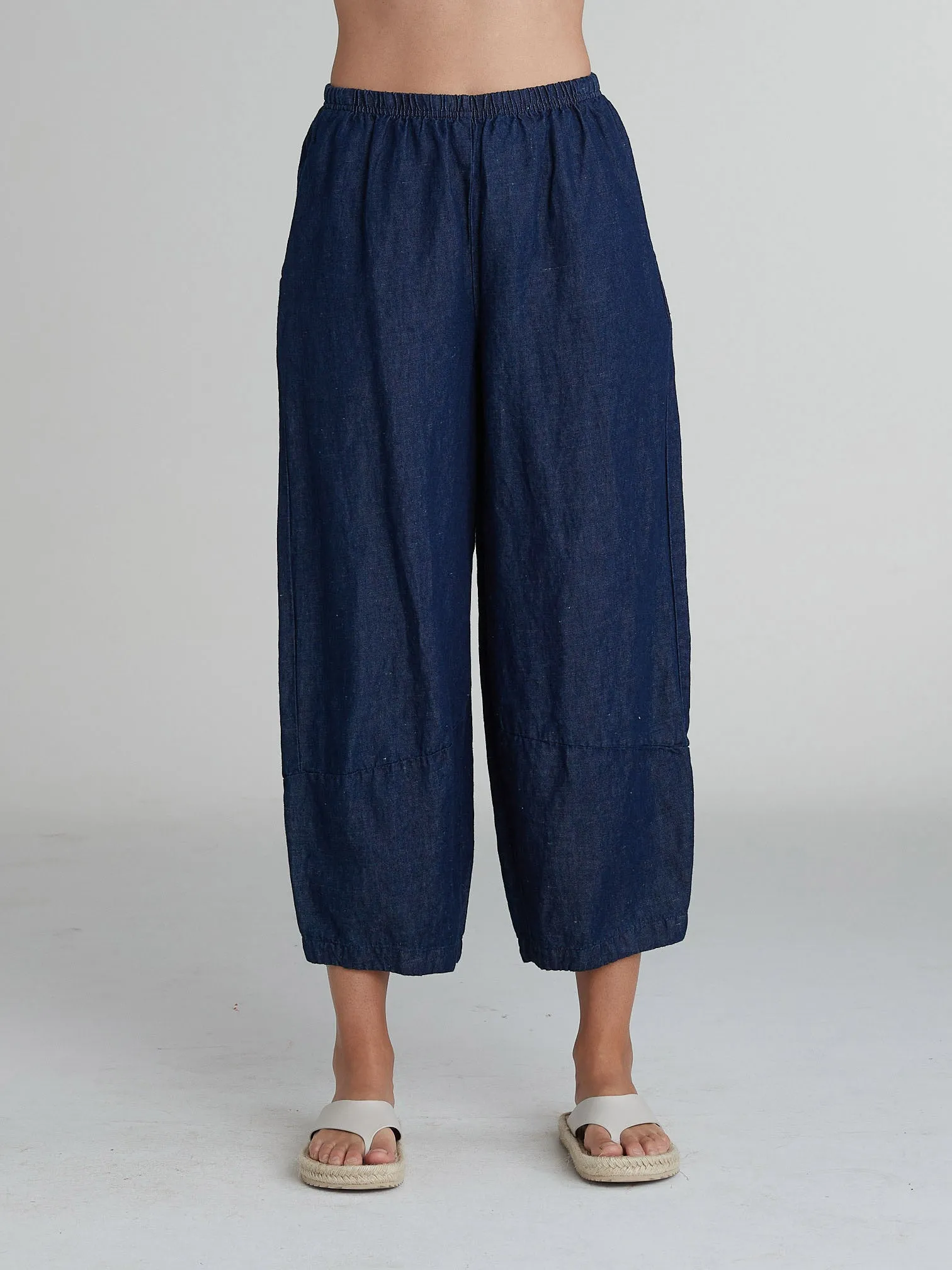 Cut Loose Flax Denim Lantern Pant, Style #0452388