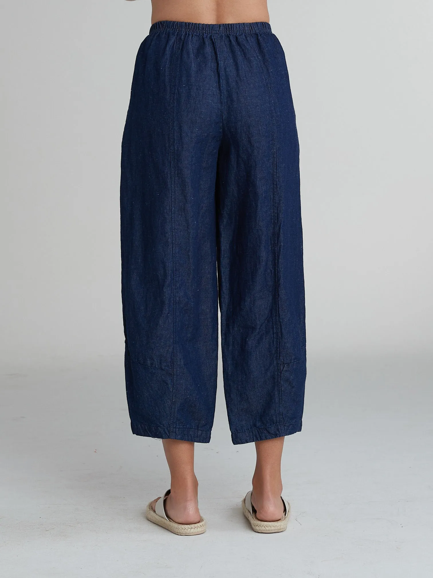 Cut Loose Flax Denim Lantern Pant, Style #0452388