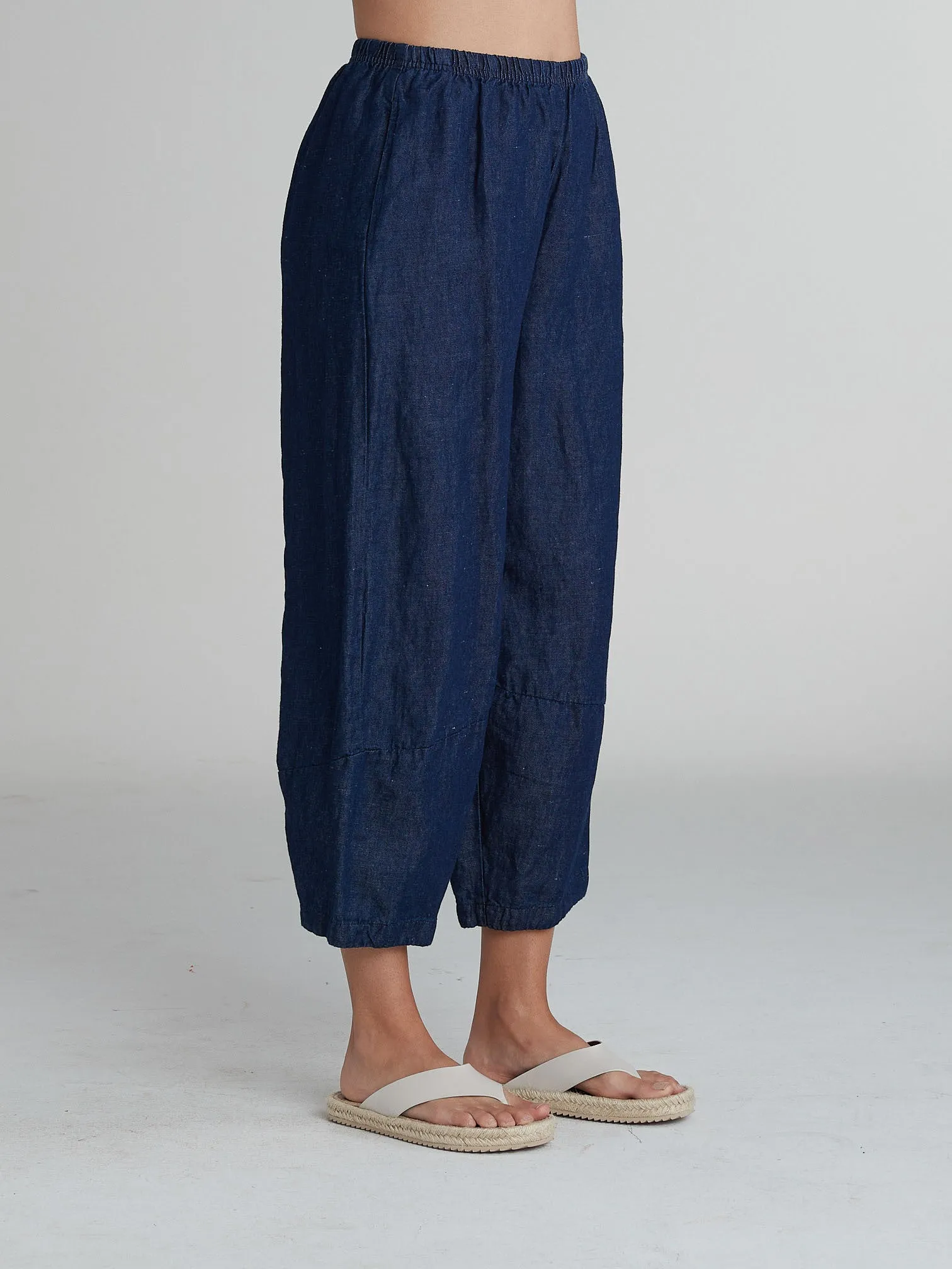 Cut Loose Flax Denim Lantern Pant, Style #0452388