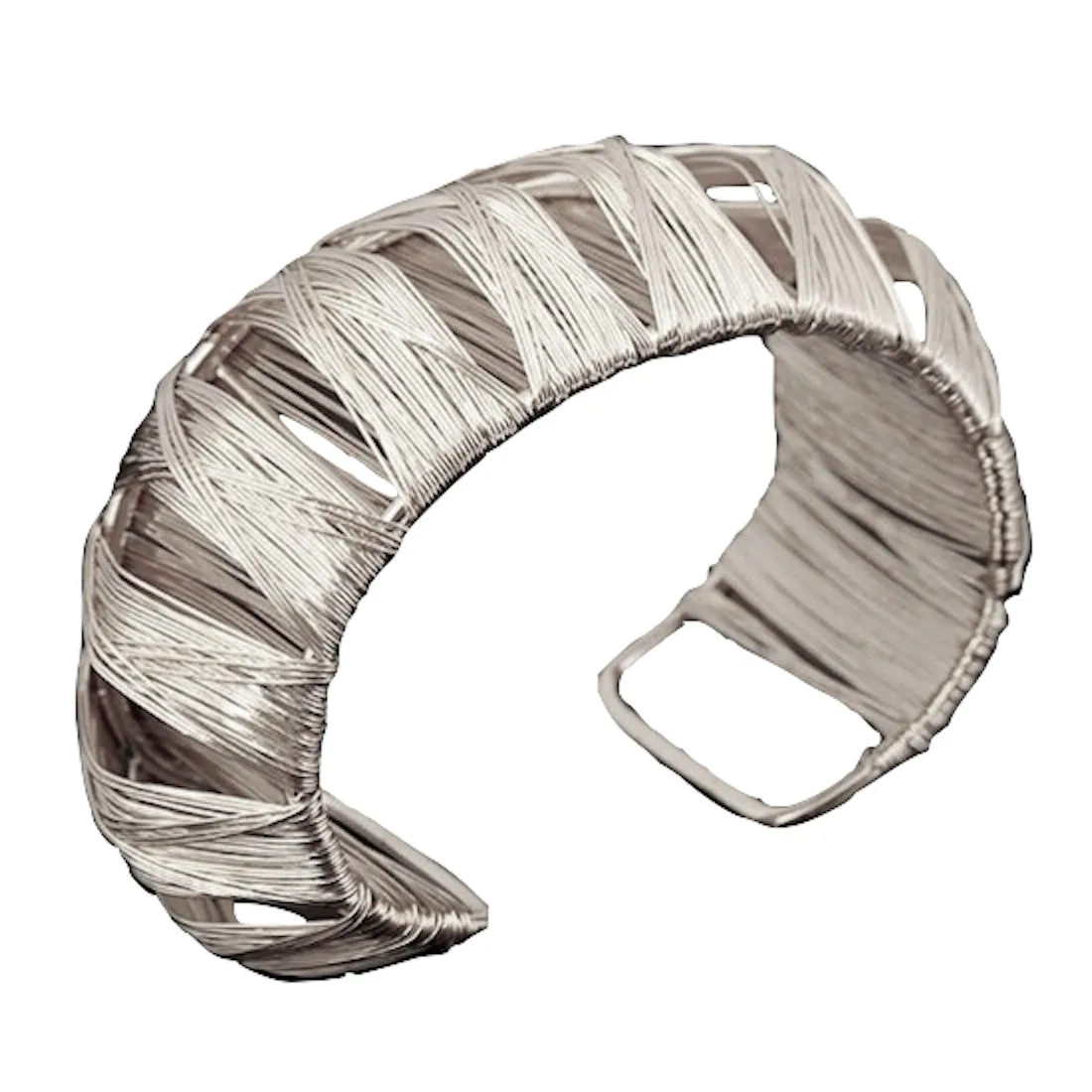 Cut Triangles Braided Cuff