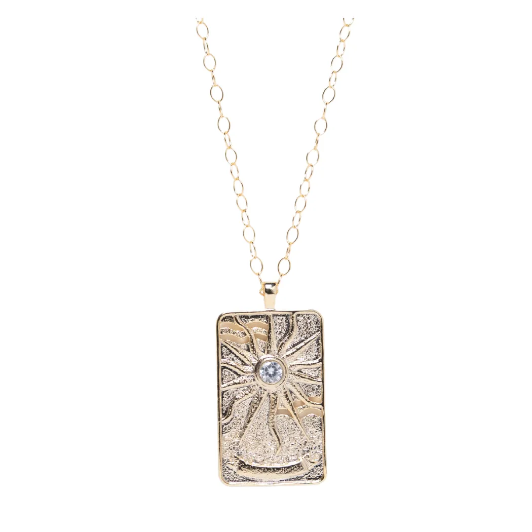 Cyra Rectangle Necklace