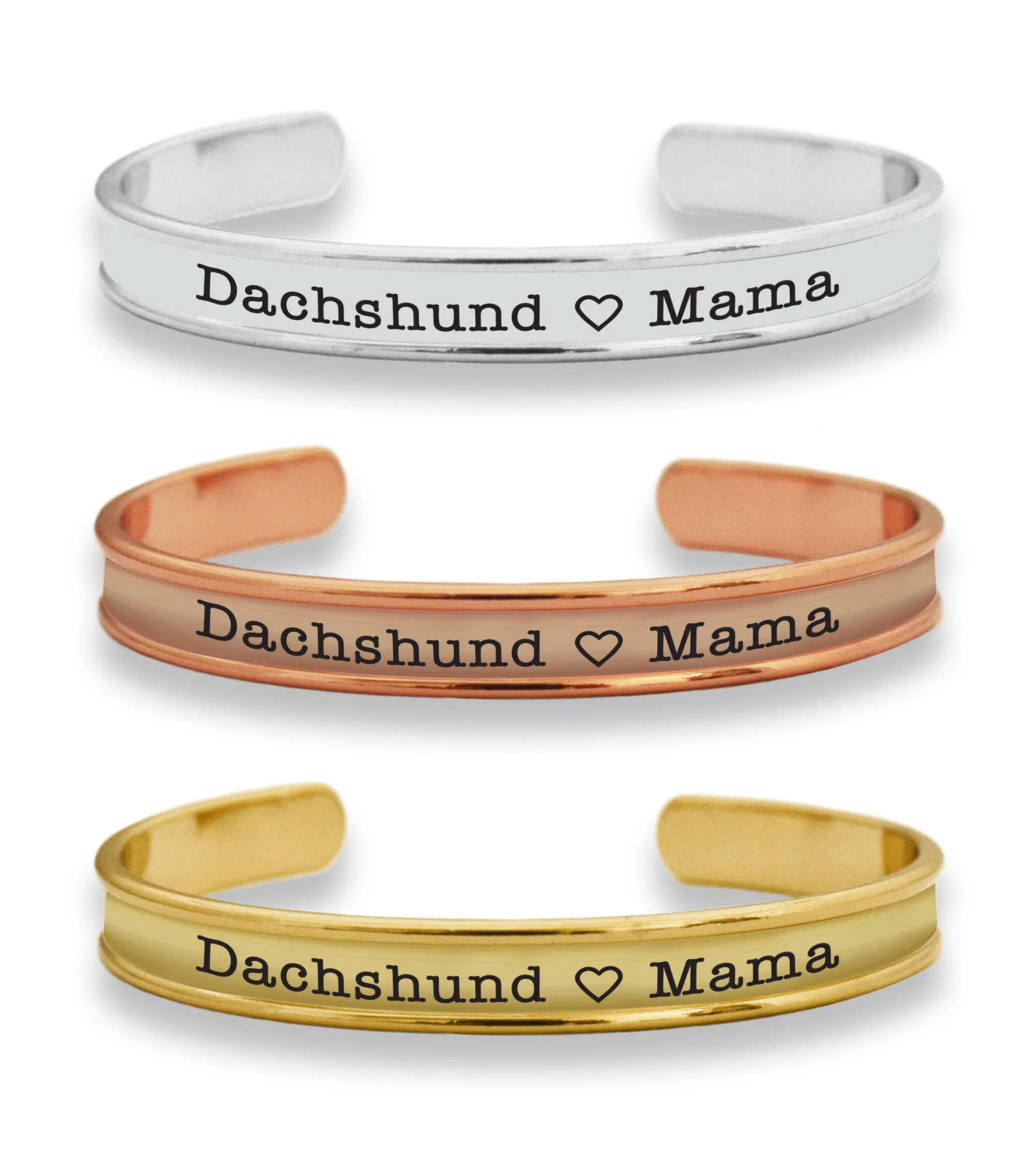 Dachshund Mama Cuff Bracelet