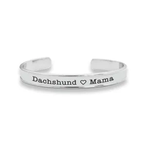 Dachshund Mama Cuff Bracelet