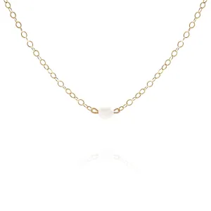 Dainty Pearl Choker Necklace