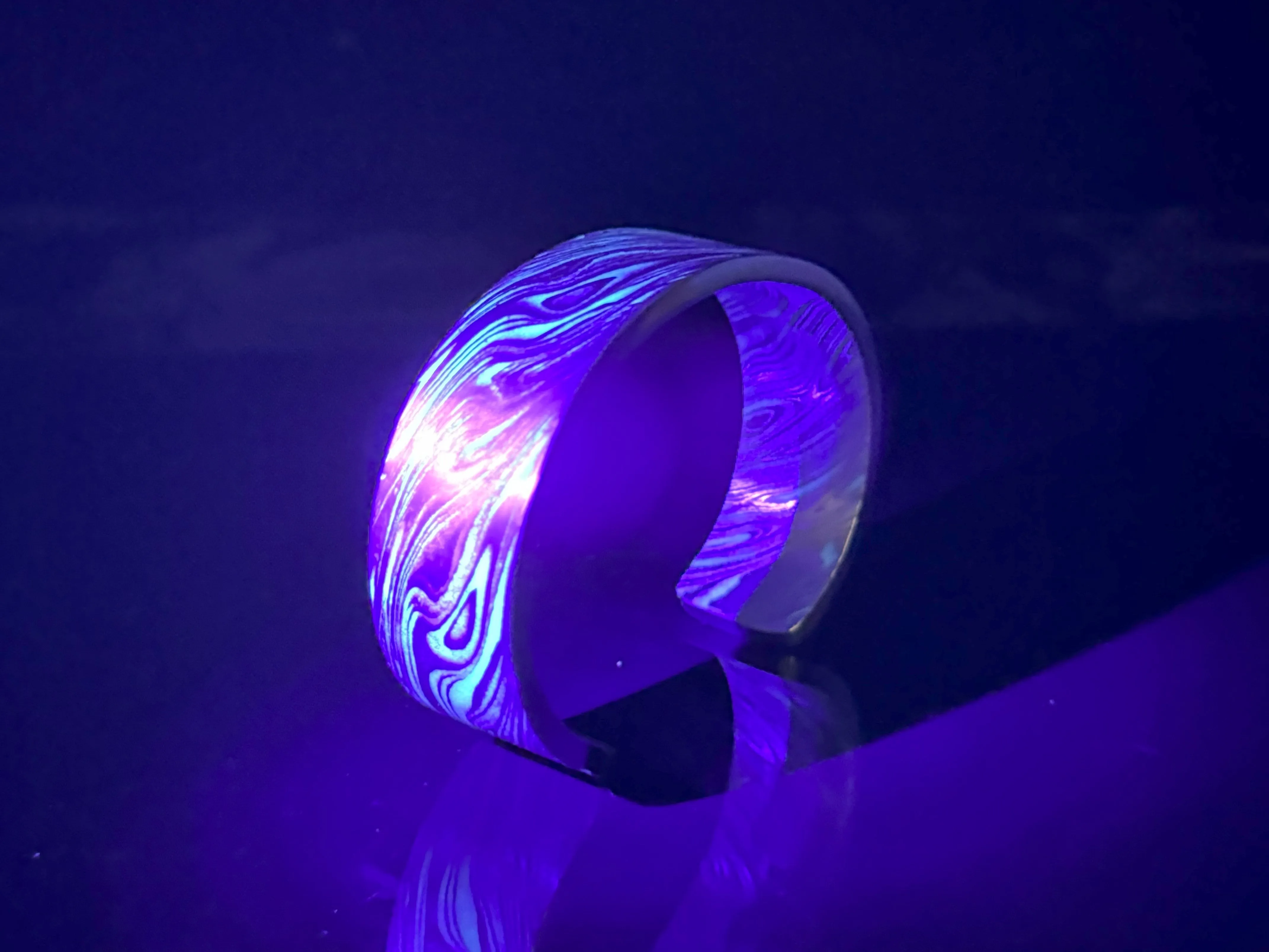 Damascus Glow Lume Cuff, Two Sizes