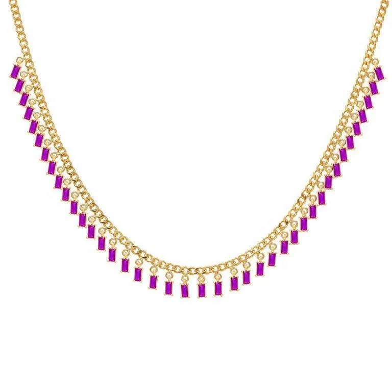 Dangling Baguette Choker