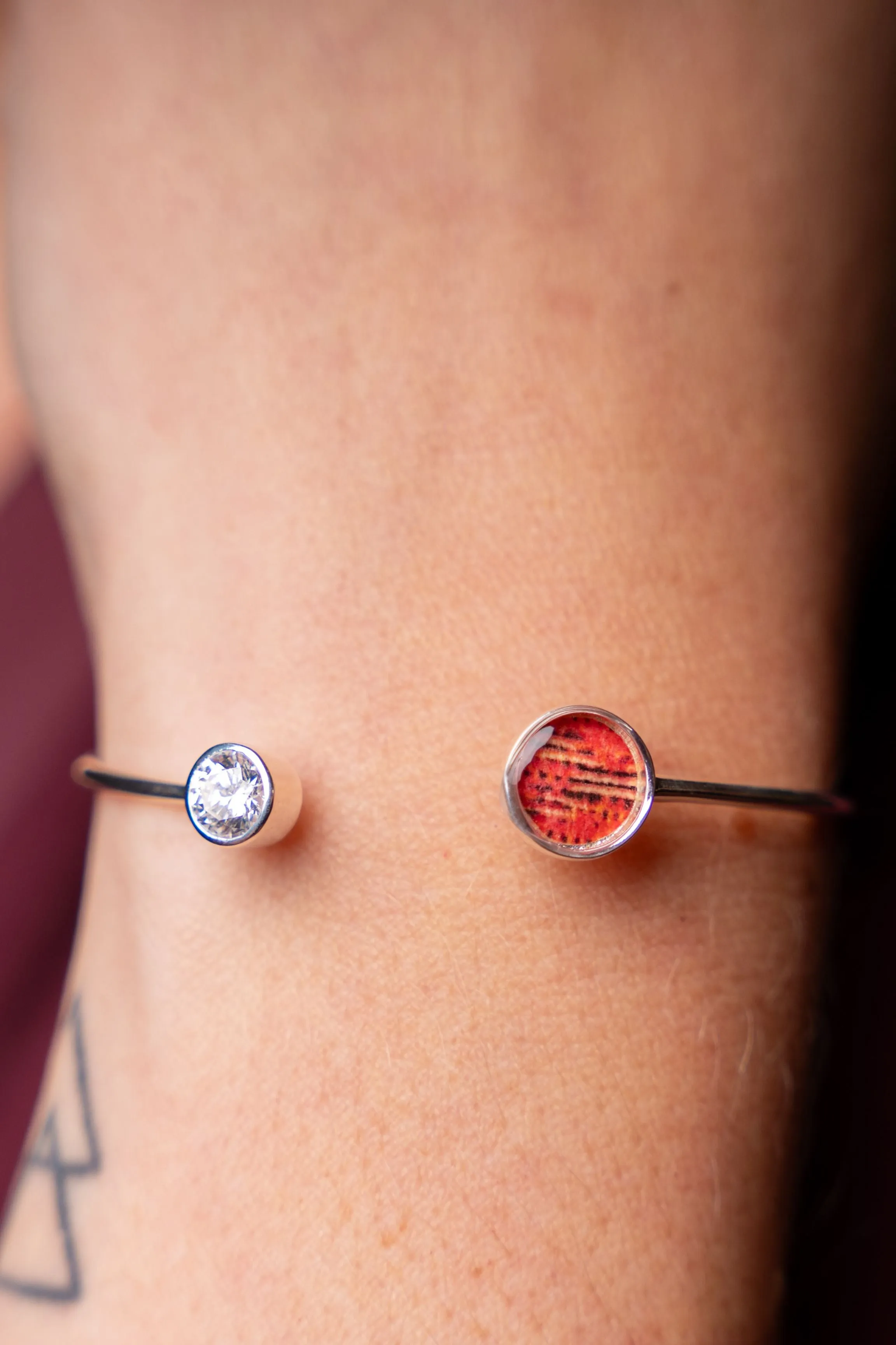 Danielle Open Cuff | Silver