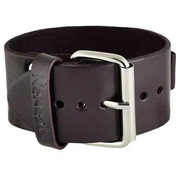 Dark Purple Leather Ladies Cuff PUGB