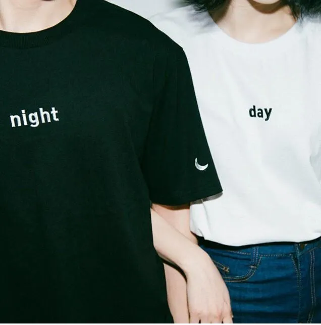 DAY/NIGHT Embroidery T-Shirt