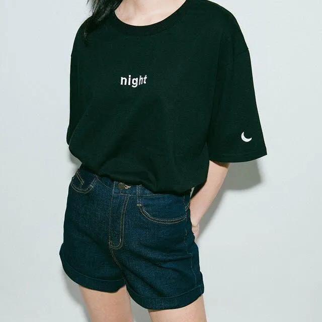 DAY/NIGHT Embroidery T-Shirt