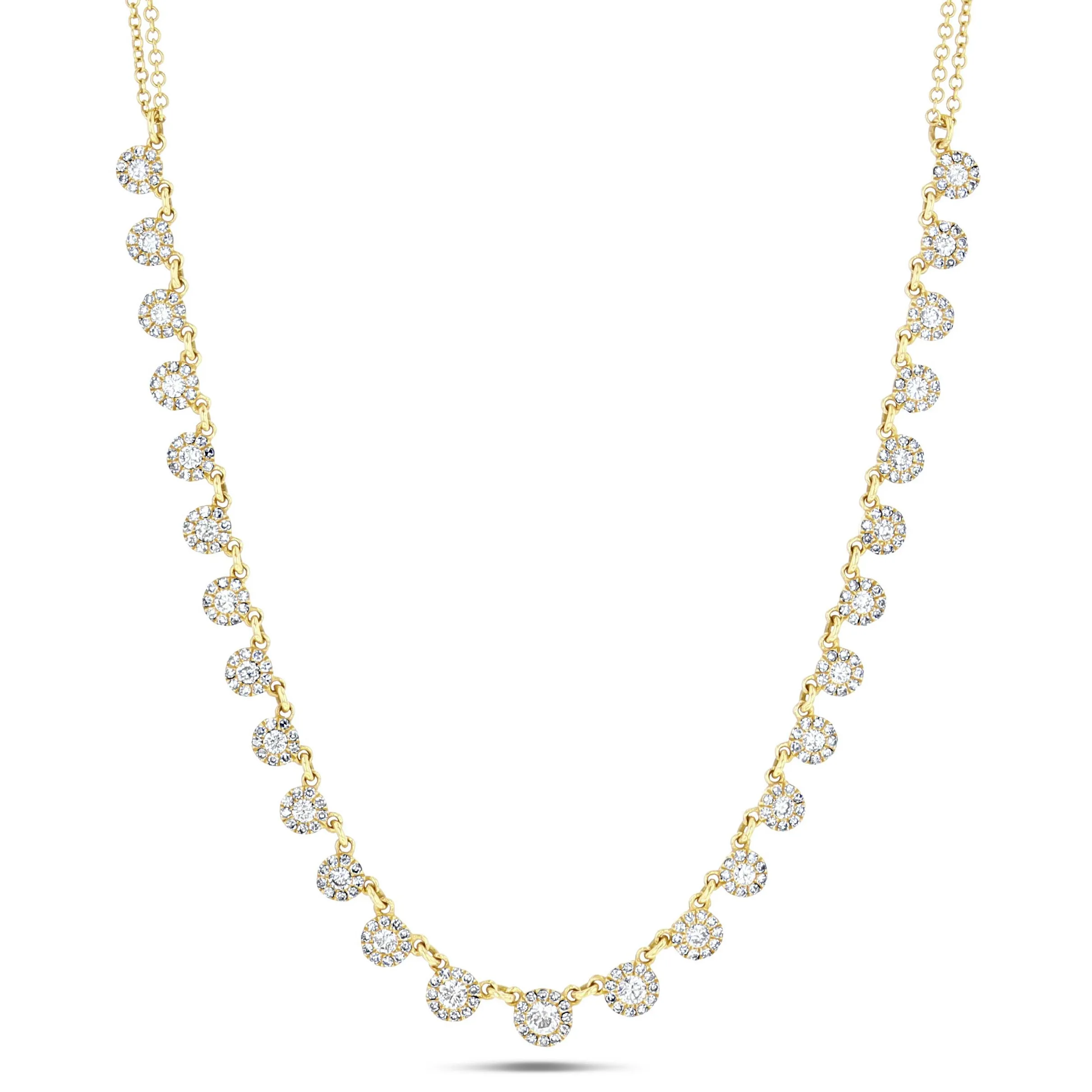 Dazzle Diamond Circle Choker